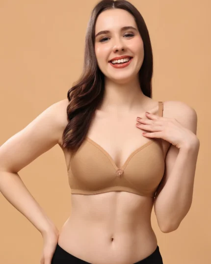 Women's Non-Wired Medium Coverage  Convertible-Straps T-Shirt Bra